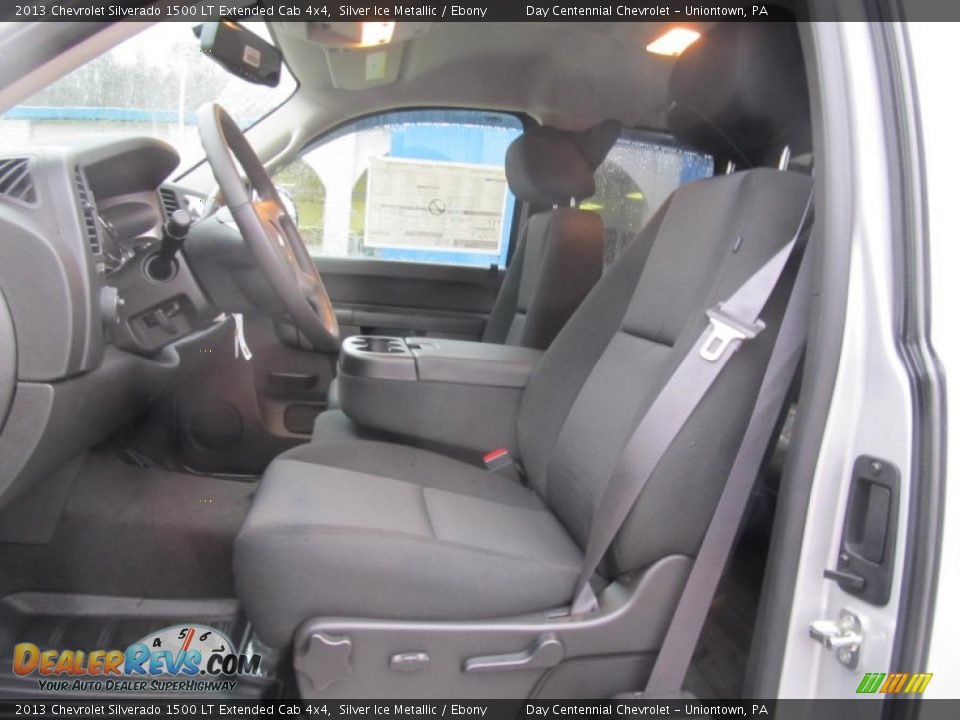 2013 Chevrolet Silverado 1500 LT Extended Cab 4x4 Silver Ice Metallic / Ebony Photo #12