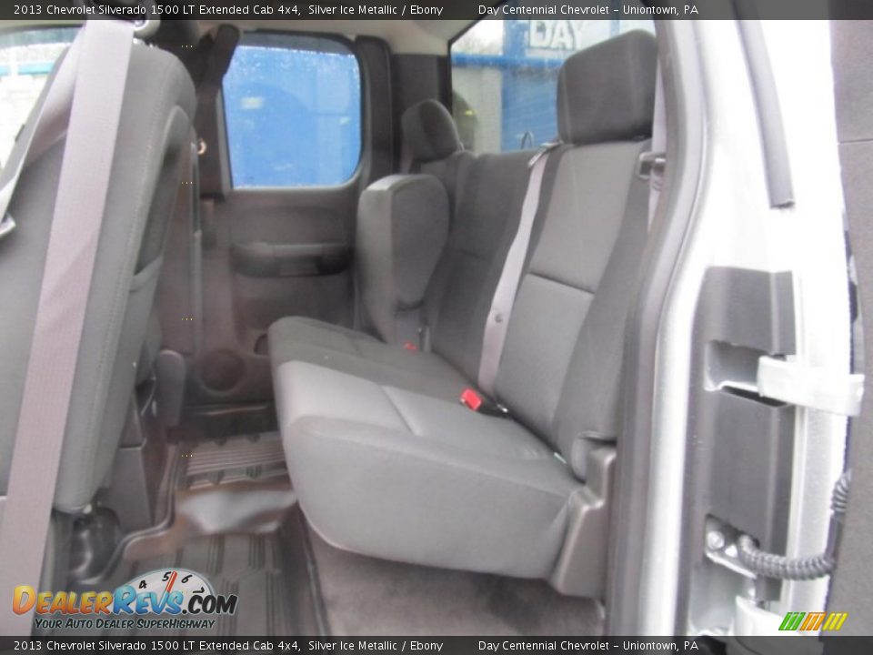 2013 Chevrolet Silverado 1500 LT Extended Cab 4x4 Silver Ice Metallic / Ebony Photo #13