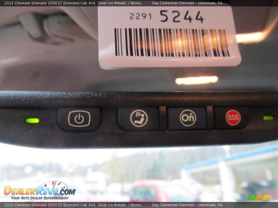 2013 Chevrolet Silverado 1500 LT Extended Cab 4x4 Silver Ice Metallic / Ebony Photo #17