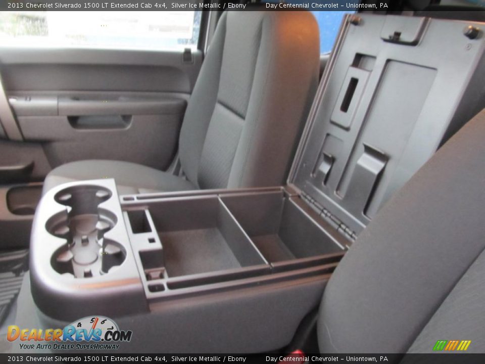 2013 Chevrolet Silverado 1500 LT Extended Cab 4x4 Silver Ice Metallic / Ebony Photo #18