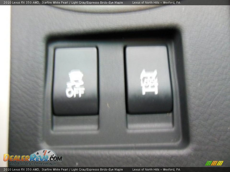 2010 Lexus RX 350 AWD Starfire White Pearl / Light Gray/Espresso Birds-Eye Maple Photo #15