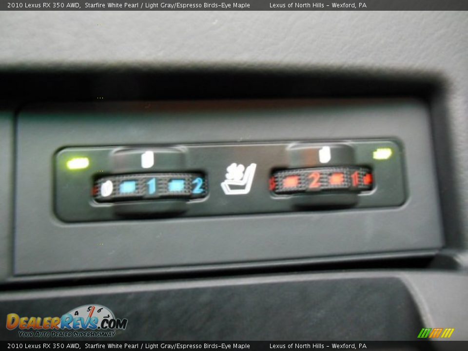 2010 Lexus RX 350 AWD Starfire White Pearl / Light Gray/Espresso Birds-Eye Maple Photo #16