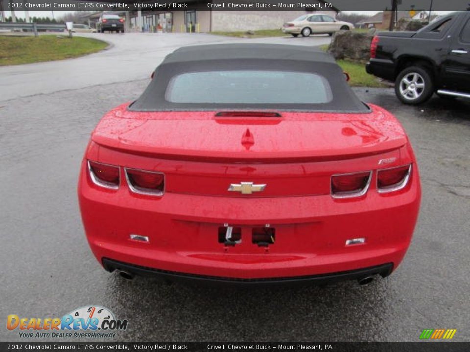 2012 Chevrolet Camaro LT/RS Convertible Victory Red / Black Photo #10