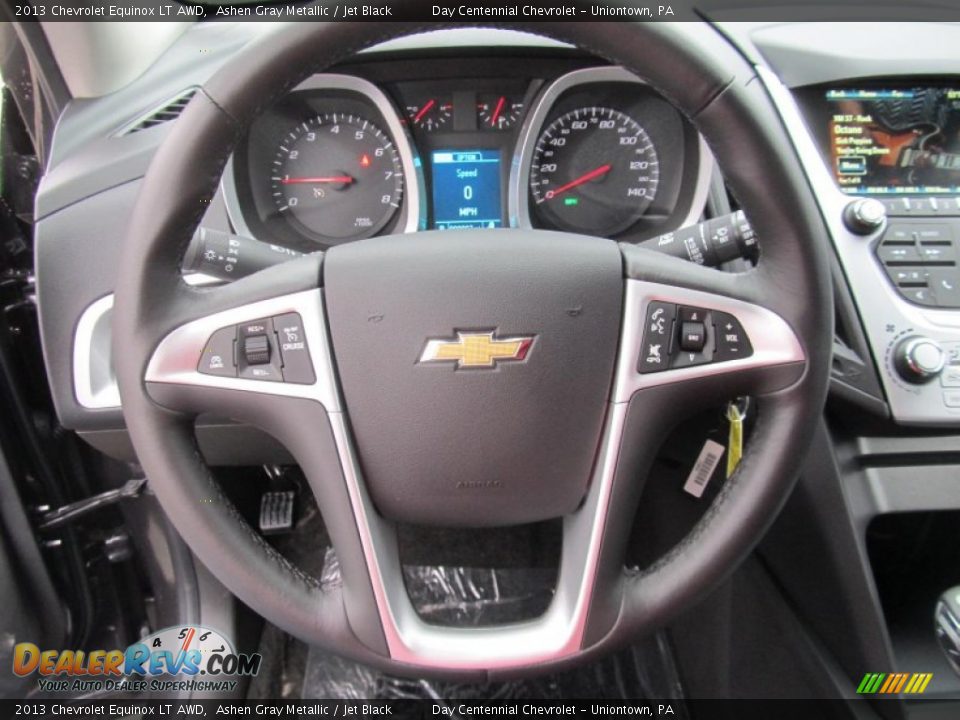 2013 Chevrolet Equinox LT AWD Ashen Gray Metallic / Jet Black Photo #15