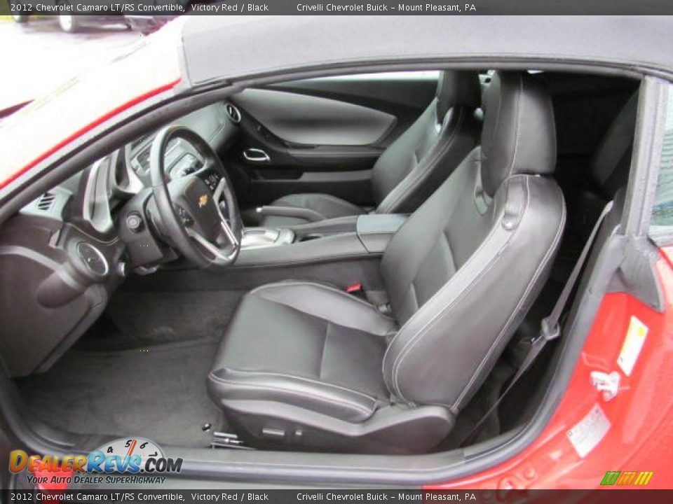 Front Seat of 2012 Chevrolet Camaro LT/RS Convertible Photo #26
