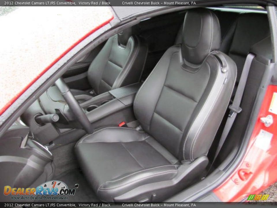 Front Seat of 2012 Chevrolet Camaro LT/RS Convertible Photo #27