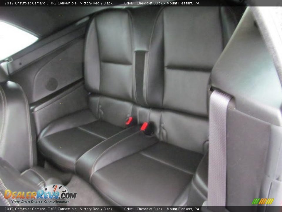 Rear Seat of 2012 Chevrolet Camaro LT/RS Convertible Photo #29