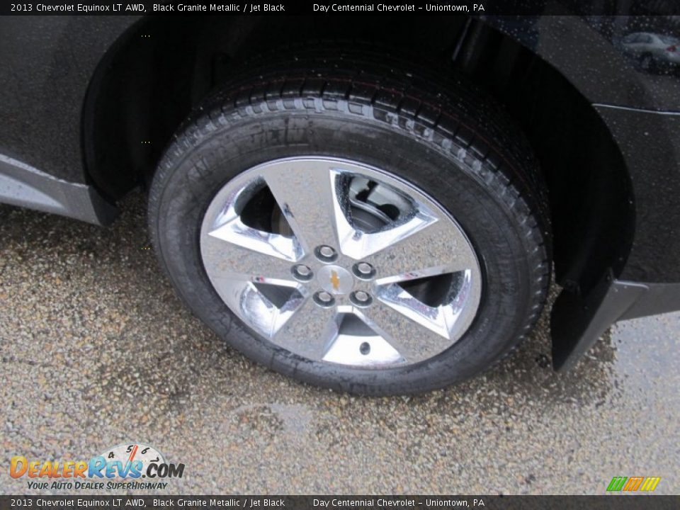 2013 Chevrolet Equinox LT AWD Black Granite Metallic / Jet Black Photo #3