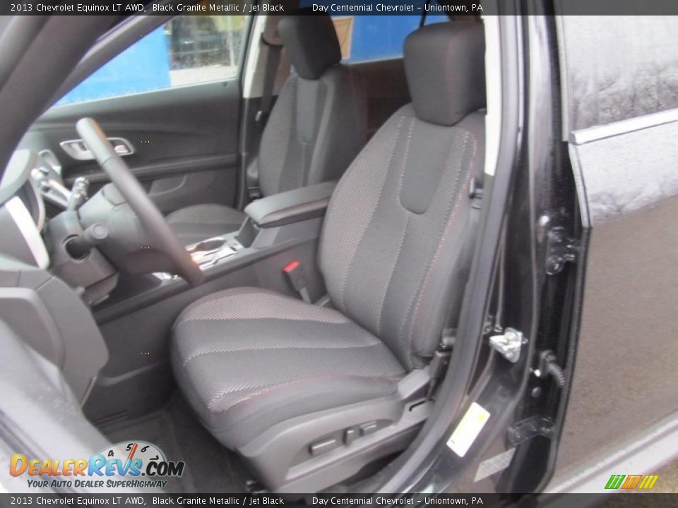 2013 Chevrolet Equinox LT AWD Black Granite Metallic / Jet Black Photo #12