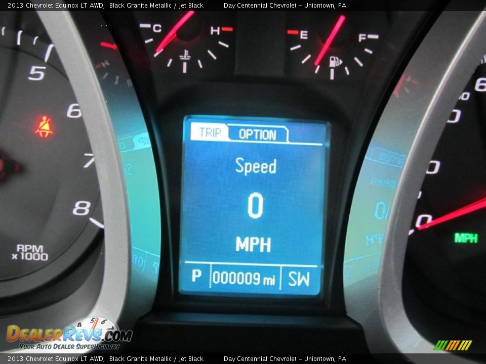 2013 Chevrolet Equinox LT AWD Black Granite Metallic / Jet Black Photo #20