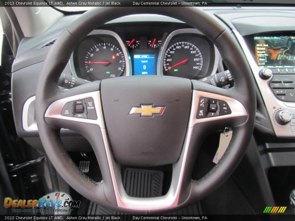 2013 Chevrolet Equinox LT AWD Ashen Gray Metallic / Jet Black Photo #15