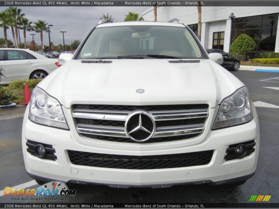 2008 Mercedes-Benz GL 450 4Matic Arctic White / Macadamia Photo #2