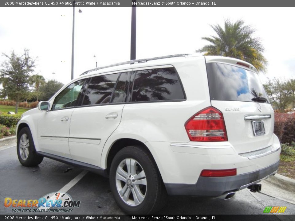 2008 Mercedes-Benz GL 450 4Matic Arctic White / Macadamia Photo #5