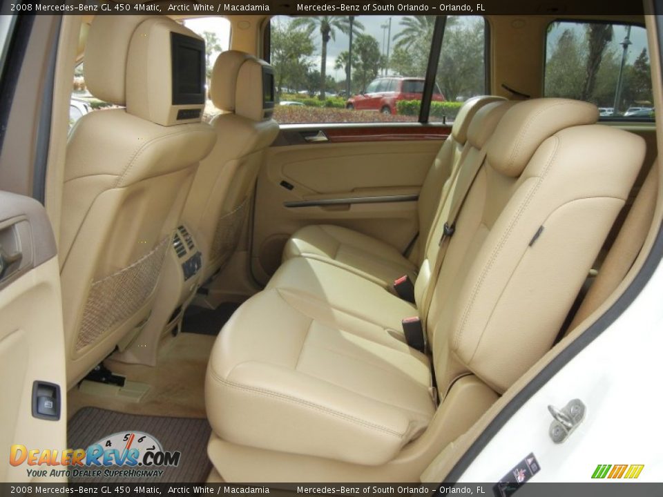2008 Mercedes-Benz GL 450 4Matic Arctic White / Macadamia Photo #15
