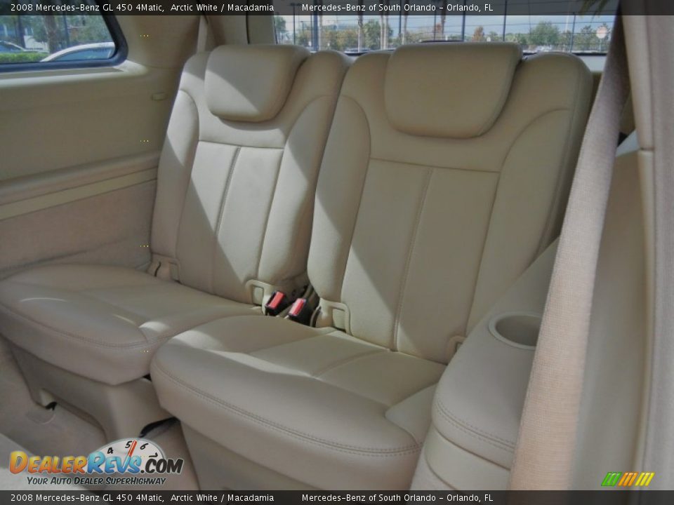 2008 Mercedes-Benz GL 450 4Matic Arctic White / Macadamia Photo #17