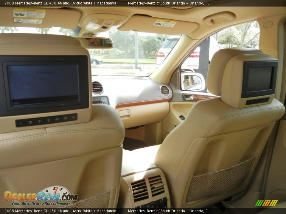 2008 Mercedes-Benz GL 450 4Matic Arctic White / Macadamia Photo #18