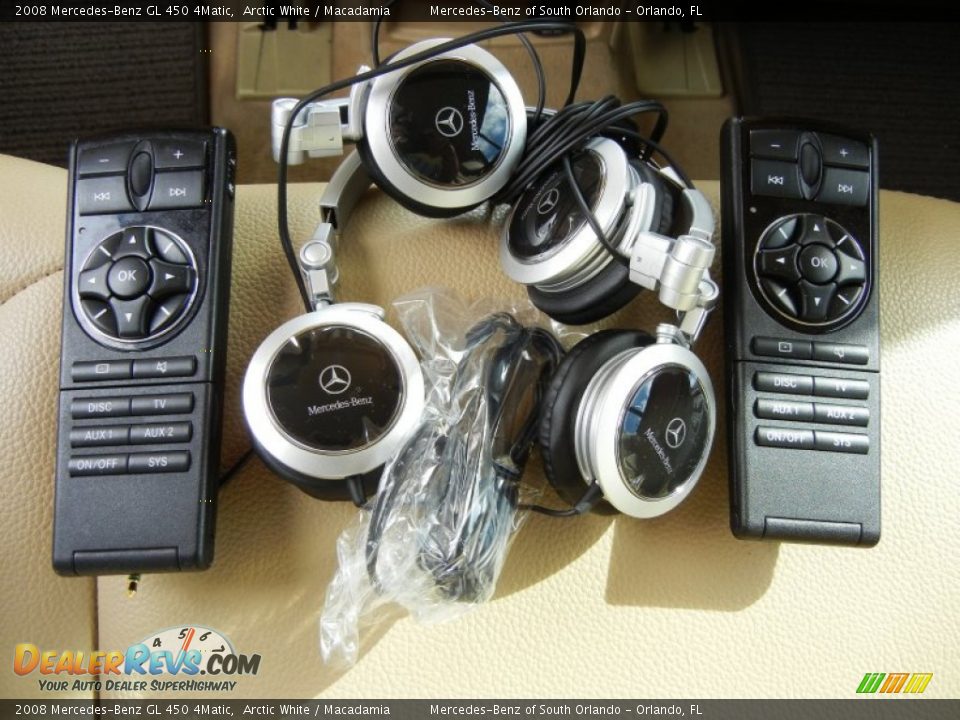 2008 Mercedes-Benz GL 450 4Matic Arctic White / Macadamia Photo #19