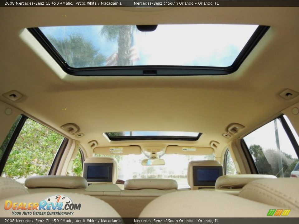 2008 Mercedes-Benz GL 450 4Matic Arctic White / Macadamia Photo #22