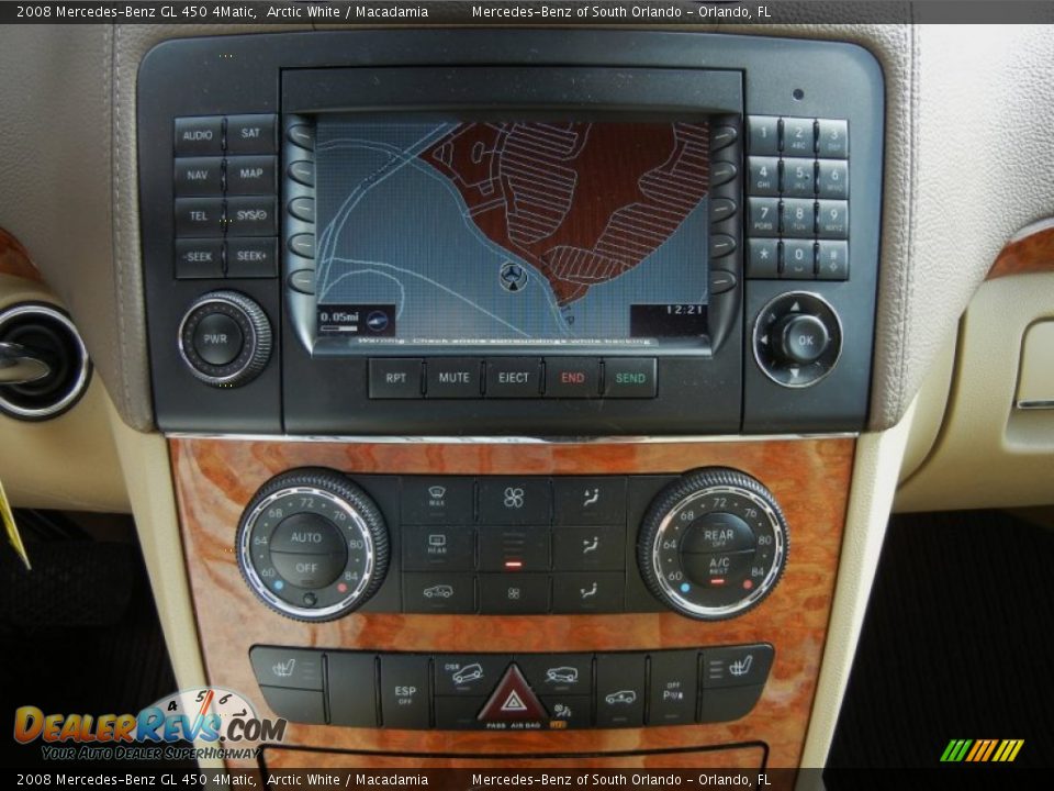 2008 Mercedes-Benz GL 450 4Matic Arctic White / Macadamia Photo #26