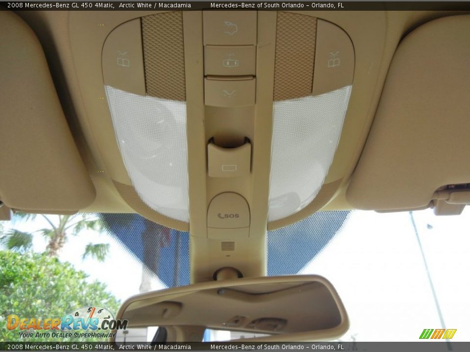 2008 Mercedes-Benz GL 450 4Matic Arctic White / Macadamia Photo #28
