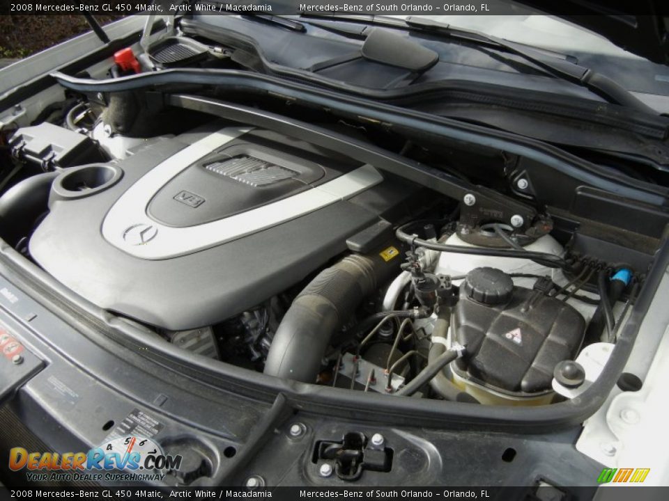 2008 Mercedes-Benz GL 450 4Matic Arctic White / Macadamia Photo #32