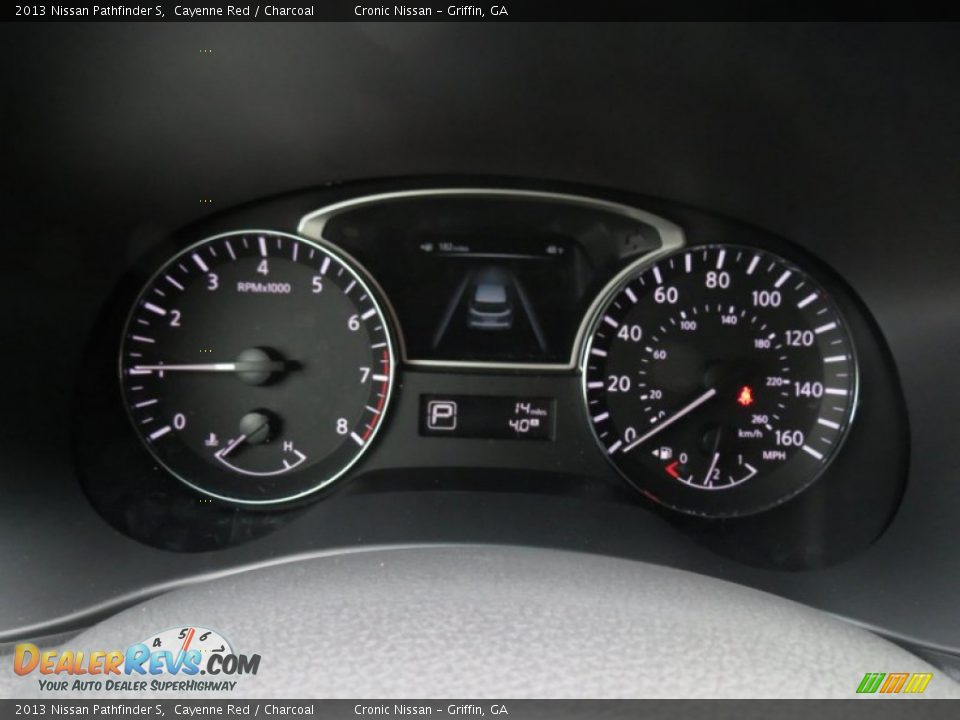 2013 Nissan Pathfinder S Cayenne Red / Charcoal Photo #15