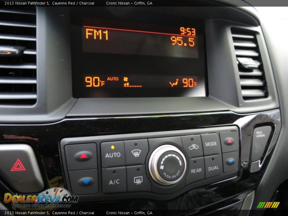 2013 Nissan Pathfinder S Cayenne Red / Charcoal Photo #16