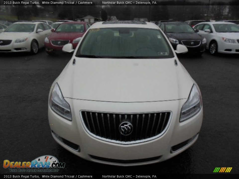 2013 Buick Regal Turbo White Diamond Tricoat / Cashmere Photo #3