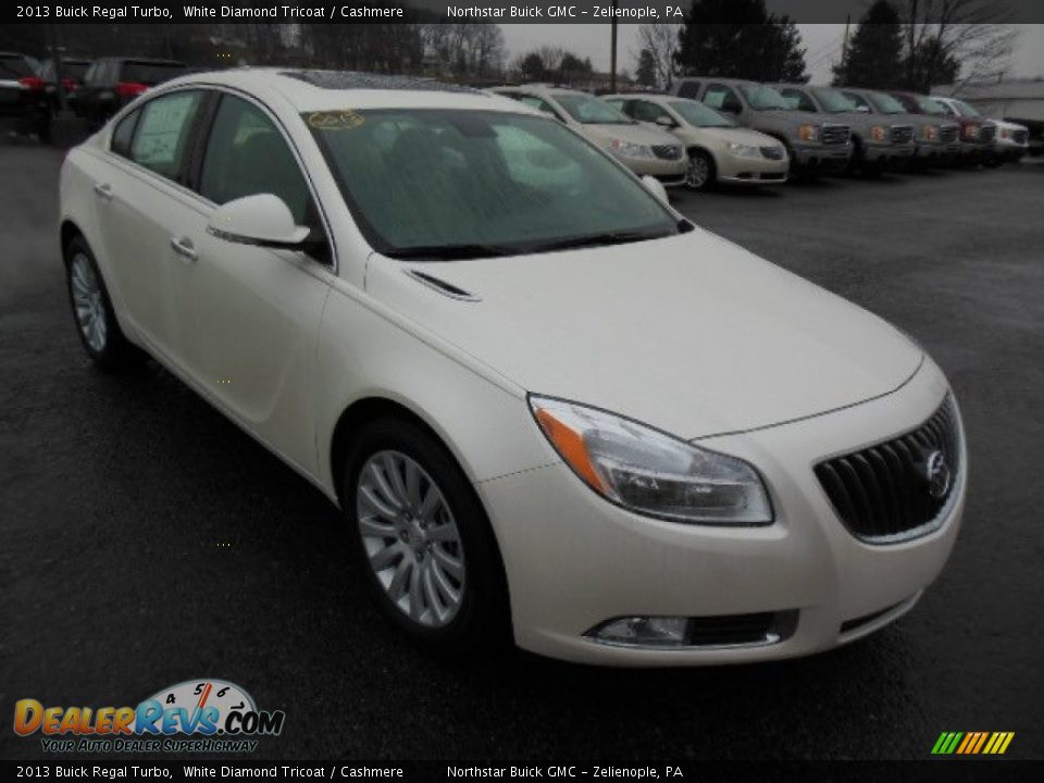2013 Buick Regal Turbo White Diamond Tricoat / Cashmere Photo #4