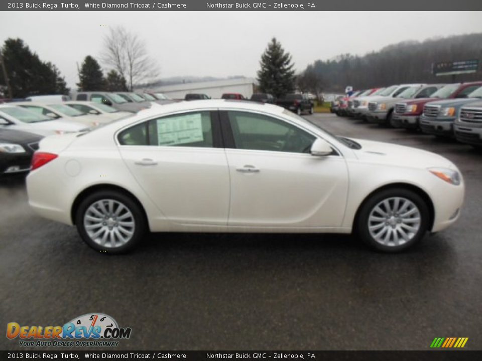 2013 Buick Regal Turbo White Diamond Tricoat / Cashmere Photo #5