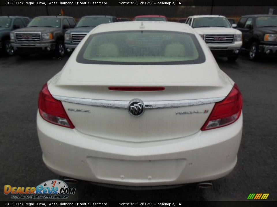 2013 Buick Regal Turbo White Diamond Tricoat / Cashmere Photo #7