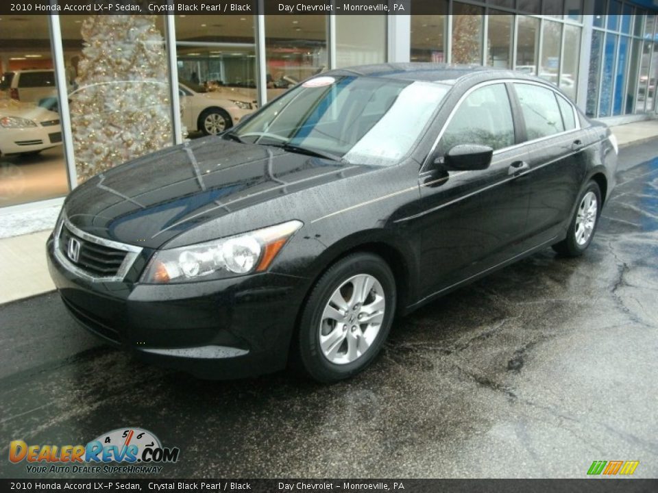 2010 Honda Accord LX-P Sedan Crystal Black Pearl / Black Photo #1