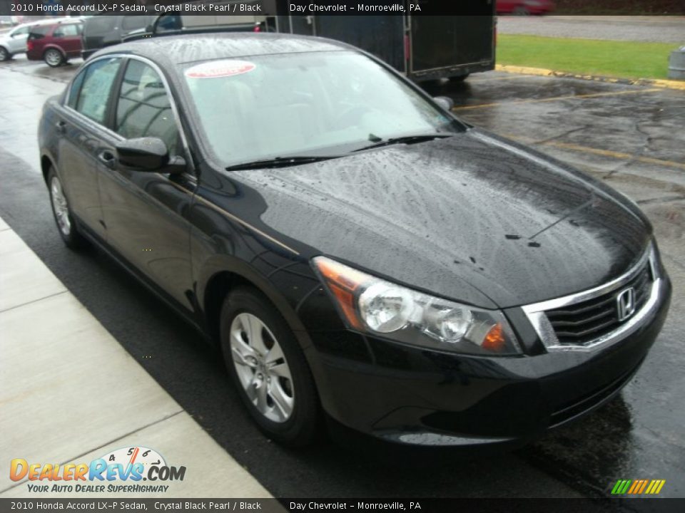 2010 Honda Accord LX-P Sedan Crystal Black Pearl / Black Photo #2
