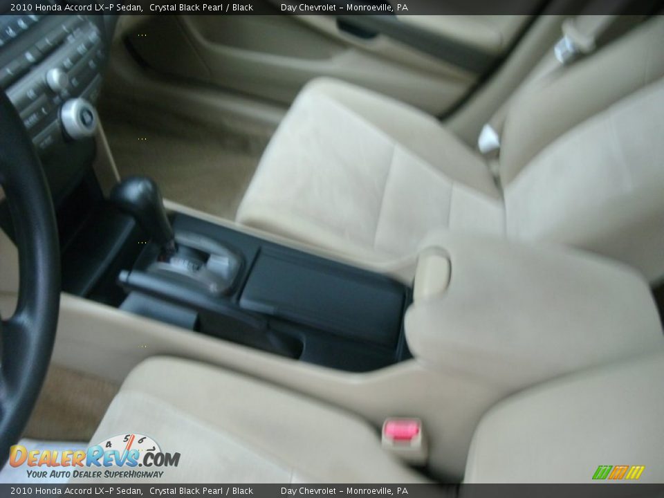 2010 Honda Accord LX-P Sedan Crystal Black Pearl / Black Photo #8