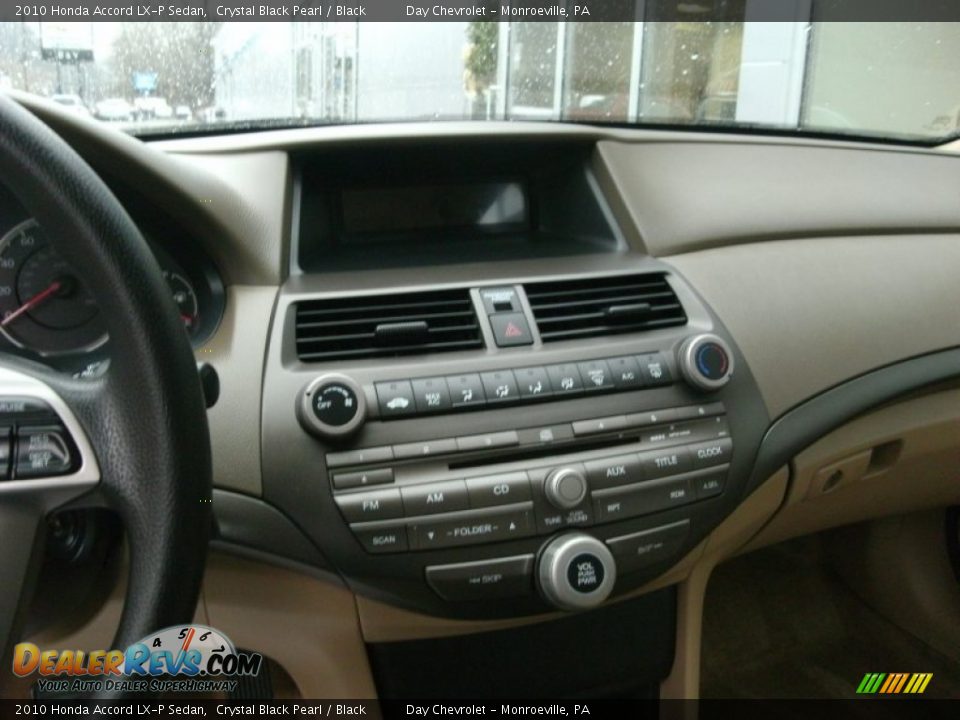 2010 Honda Accord LX-P Sedan Crystal Black Pearl / Black Photo #9