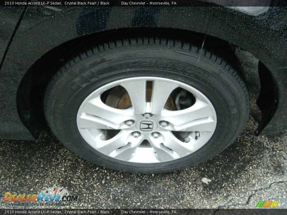 2010 Honda Accord LX-P Sedan Crystal Black Pearl / Black Photo #12