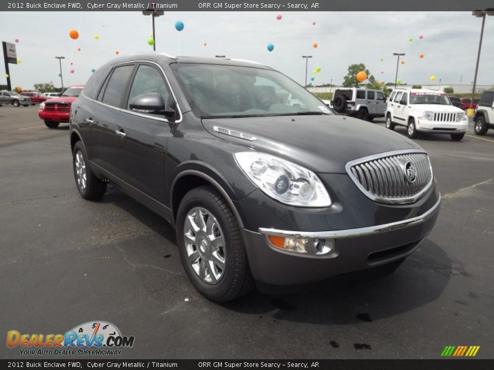 2012 Buick Enclave FWD Cyber Gray Metallic / Titanium Photo #3