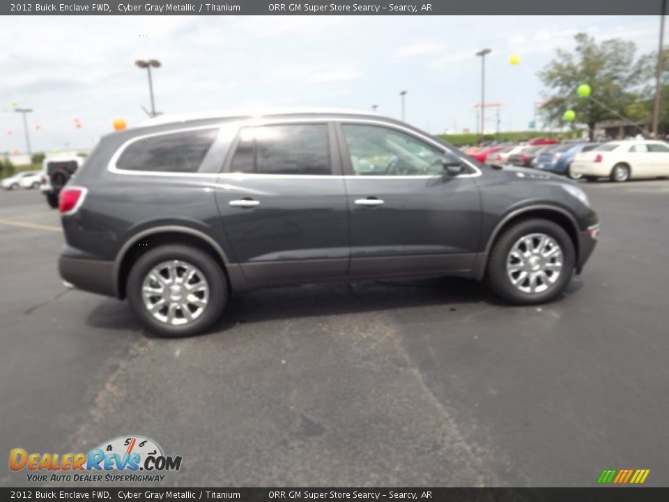 2012 Buick Enclave FWD Cyber Gray Metallic / Titanium Photo #4