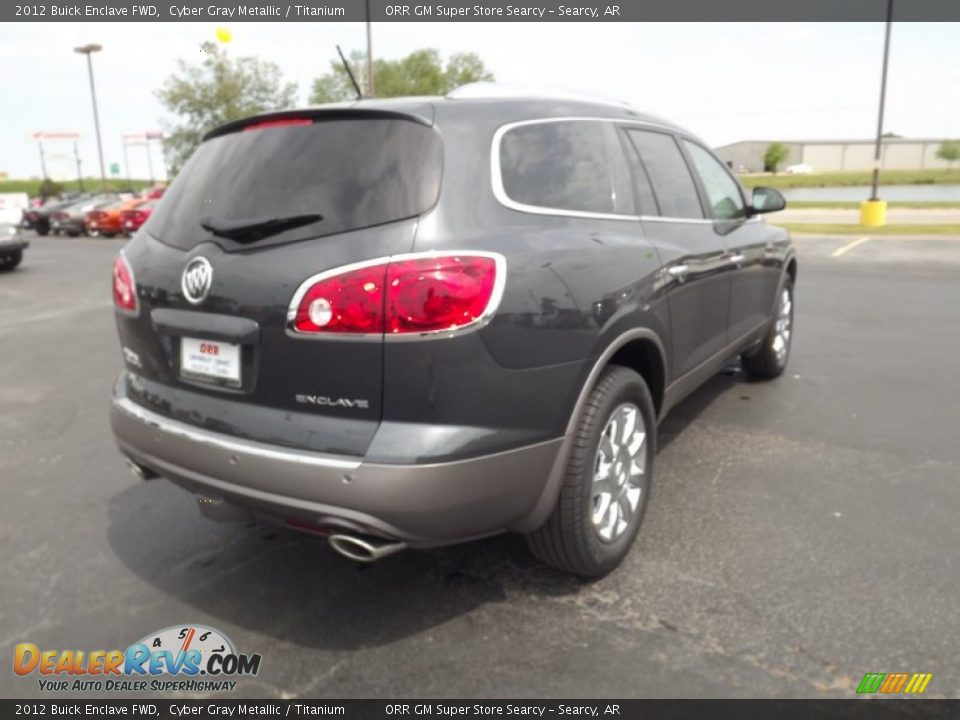 2012 Buick Enclave FWD Cyber Gray Metallic / Titanium Photo #5