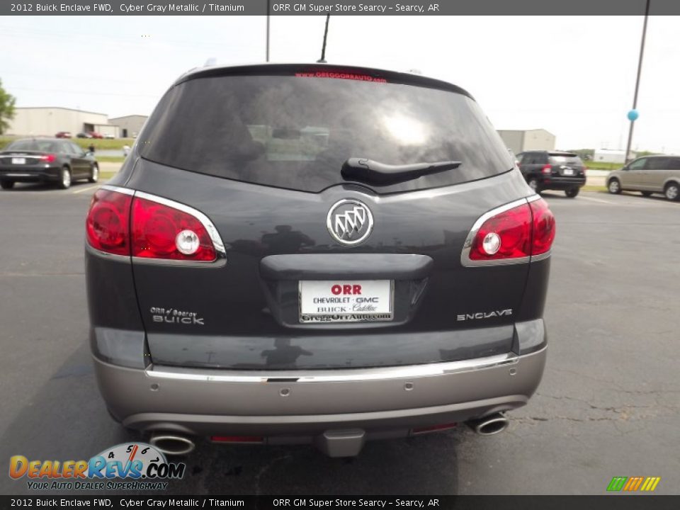 2012 Buick Enclave FWD Cyber Gray Metallic / Titanium Photo #6