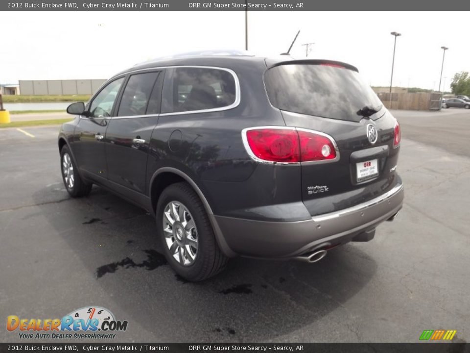 2012 Buick Enclave FWD Cyber Gray Metallic / Titanium Photo #7