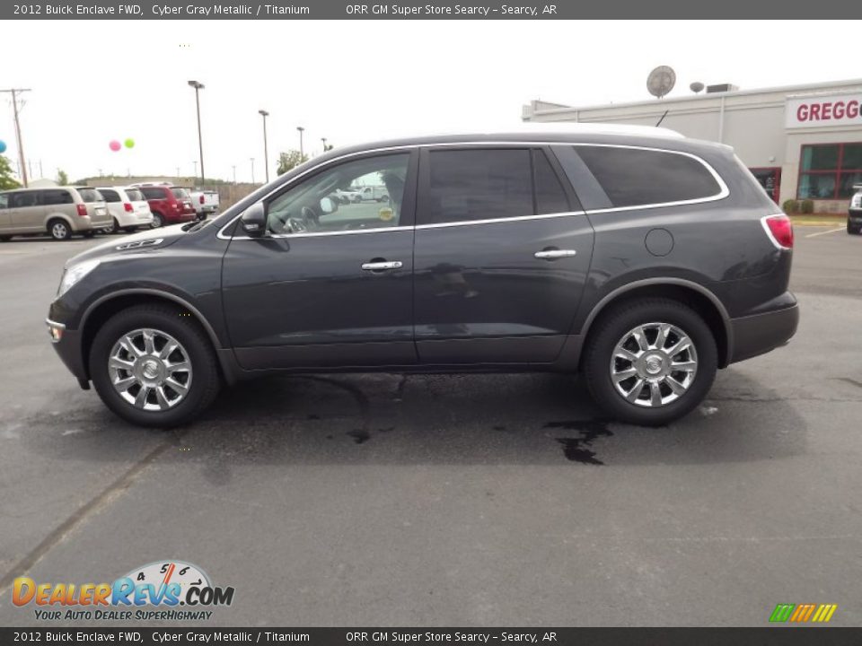 2012 Buick Enclave FWD Cyber Gray Metallic / Titanium Photo #8