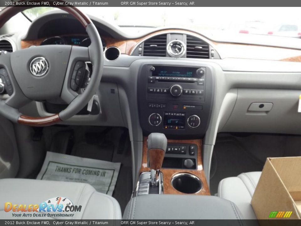 2012 Buick Enclave FWD Cyber Gray Metallic / Titanium Photo #10