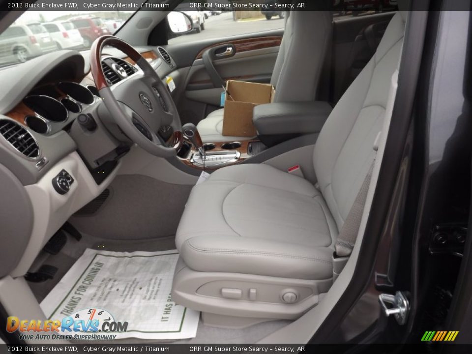2012 Buick Enclave FWD Cyber Gray Metallic / Titanium Photo #11