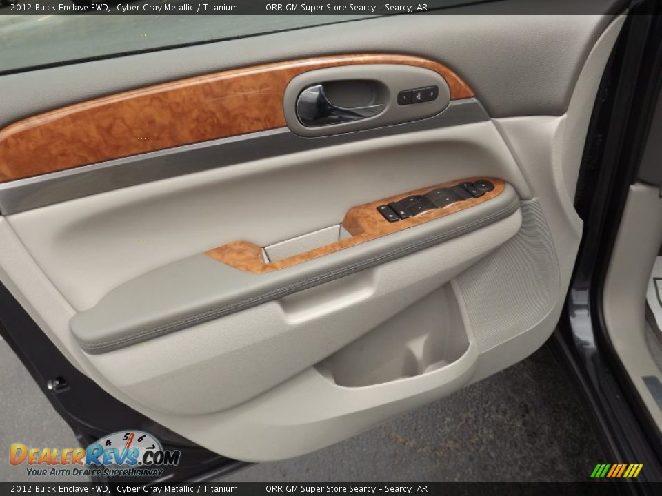 2012 Buick Enclave FWD Cyber Gray Metallic / Titanium Photo #12