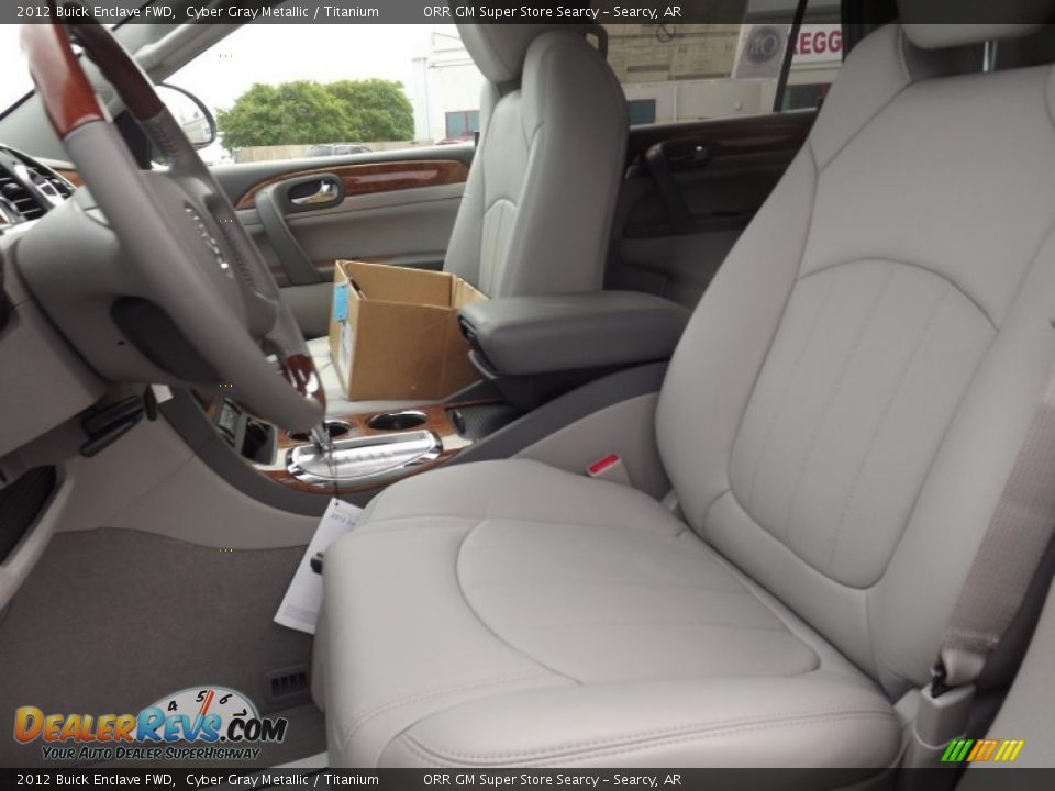 2012 Buick Enclave FWD Cyber Gray Metallic / Titanium Photo #13