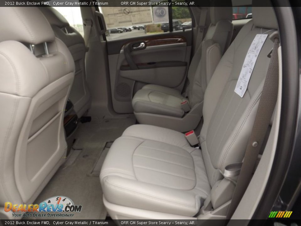 2012 Buick Enclave FWD Cyber Gray Metallic / Titanium Photo #14