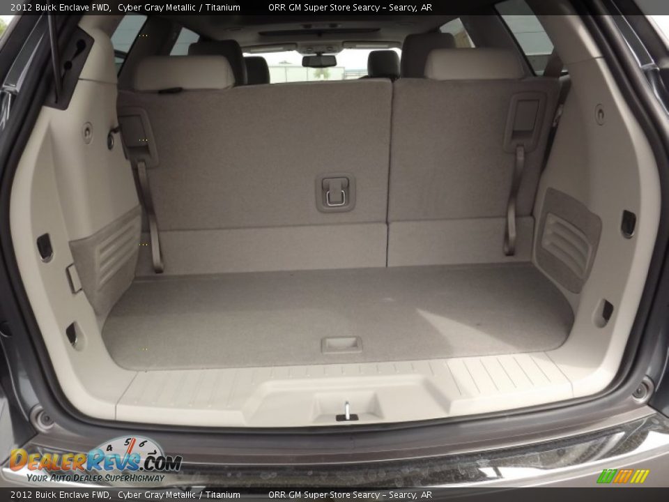 2012 Buick Enclave FWD Cyber Gray Metallic / Titanium Photo #16
