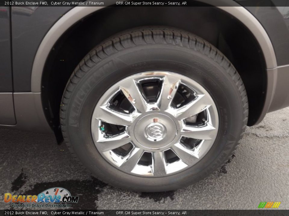 2012 Buick Enclave FWD Cyber Gray Metallic / Titanium Photo #17