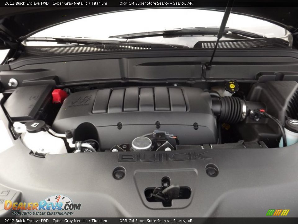 2012 Buick Enclave FWD Cyber Gray Metallic / Titanium Photo #19